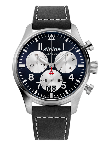 STARTIMER PILOT QUARTZ CHRONOGRAPH BIG DATE AL-372NS4S6