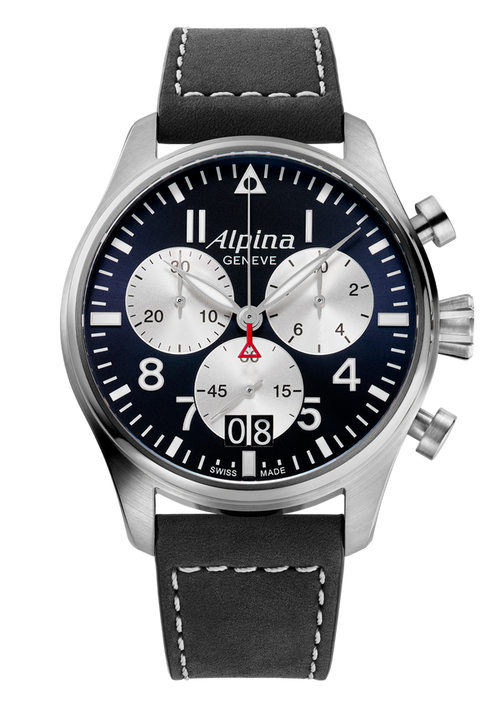 STARTIMER PILOT QUARTZ CHRONOGRAPH BIG DATE AL-372NS4S6
