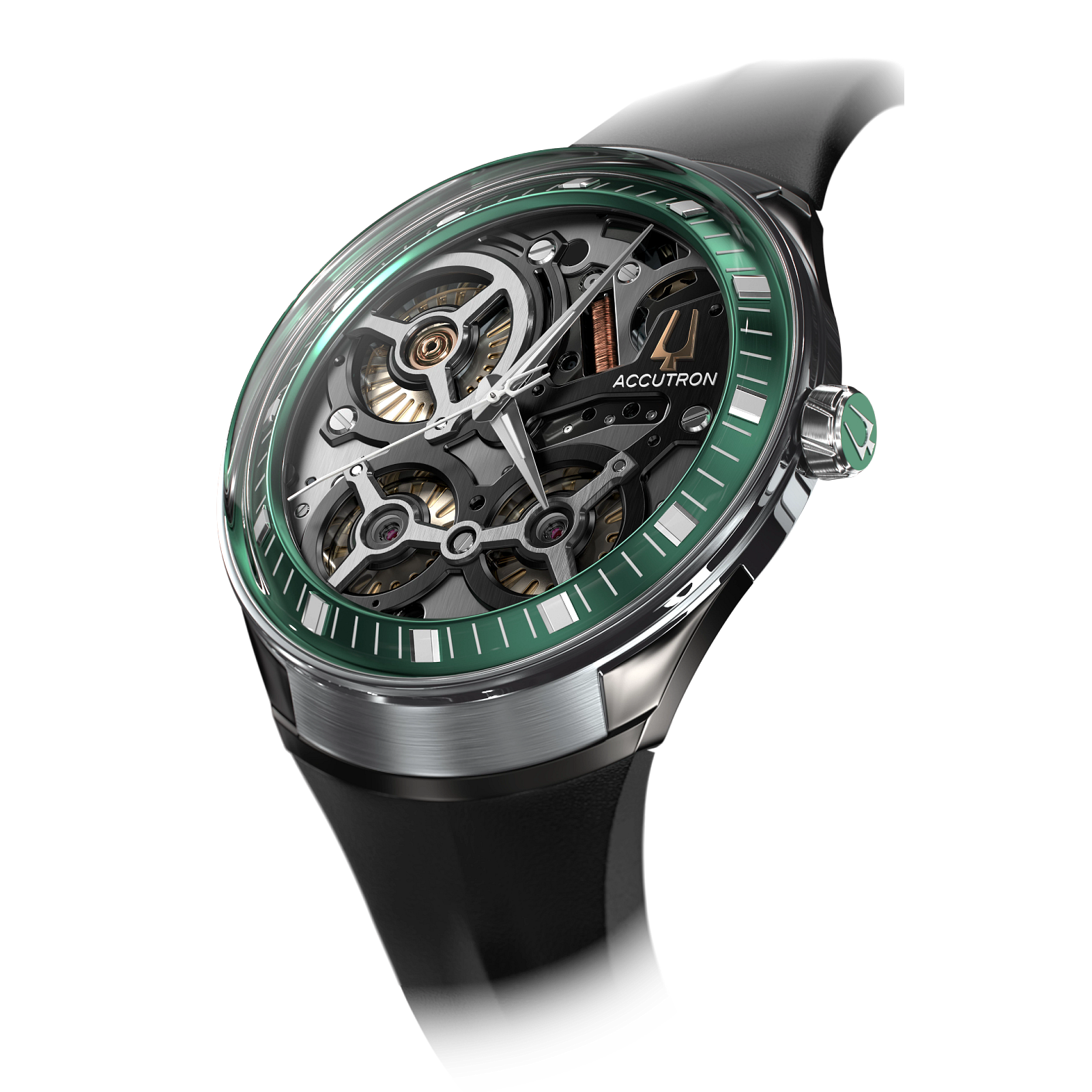Accutron Stainless Steel Legacy Unisex Watch 2ES8A001