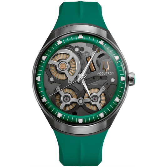 Accutron Stainless Steel Electrostatic Mens Watch 2ES8A001A