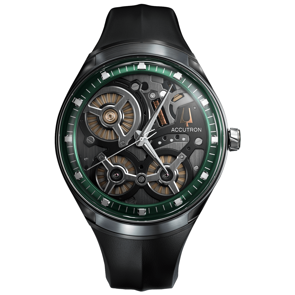 Accutron Stainless Steel Legacy Unisex Watch 2ES8A001