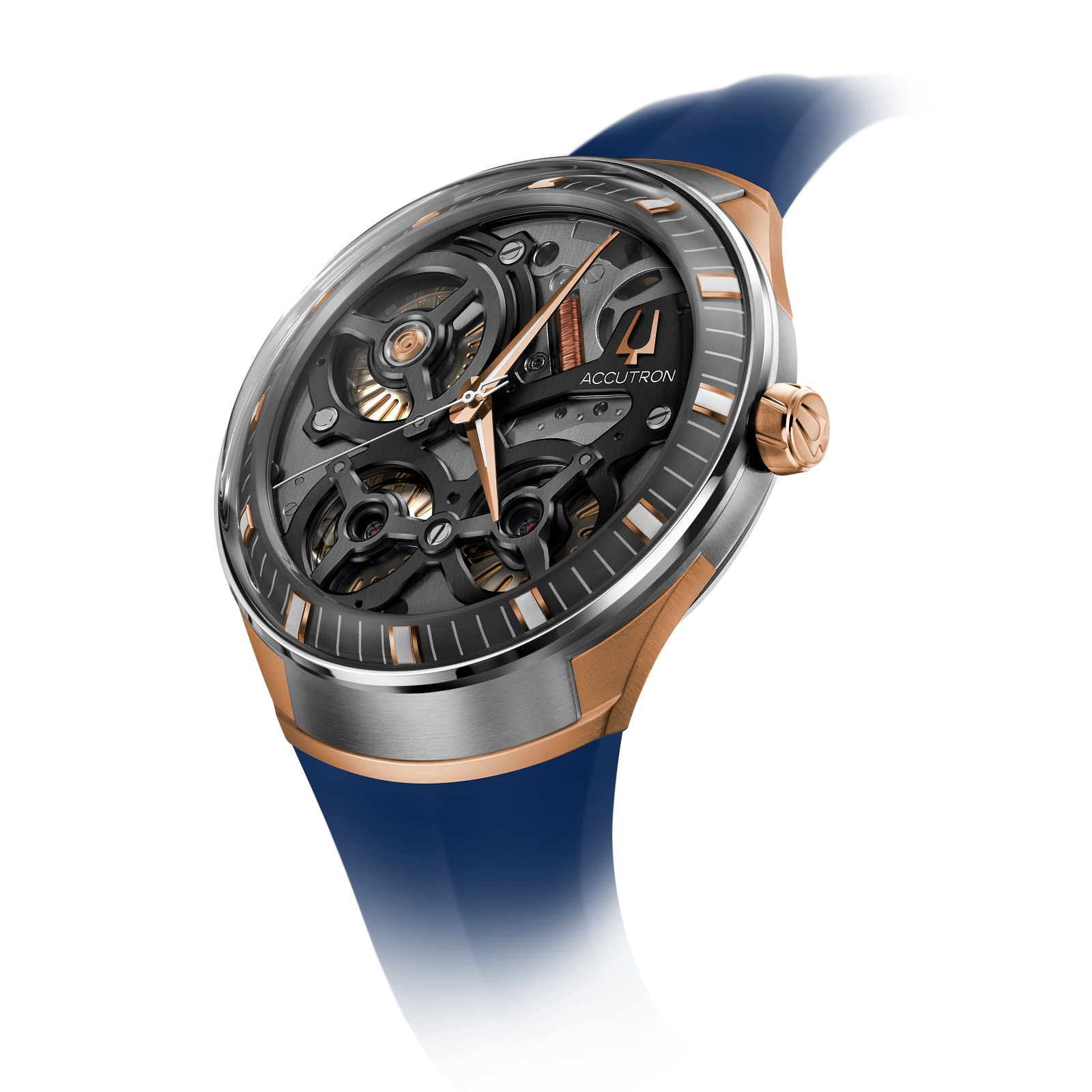 Accutron Stainless Steel Electrostatic Mens Watch 2ES8A002A