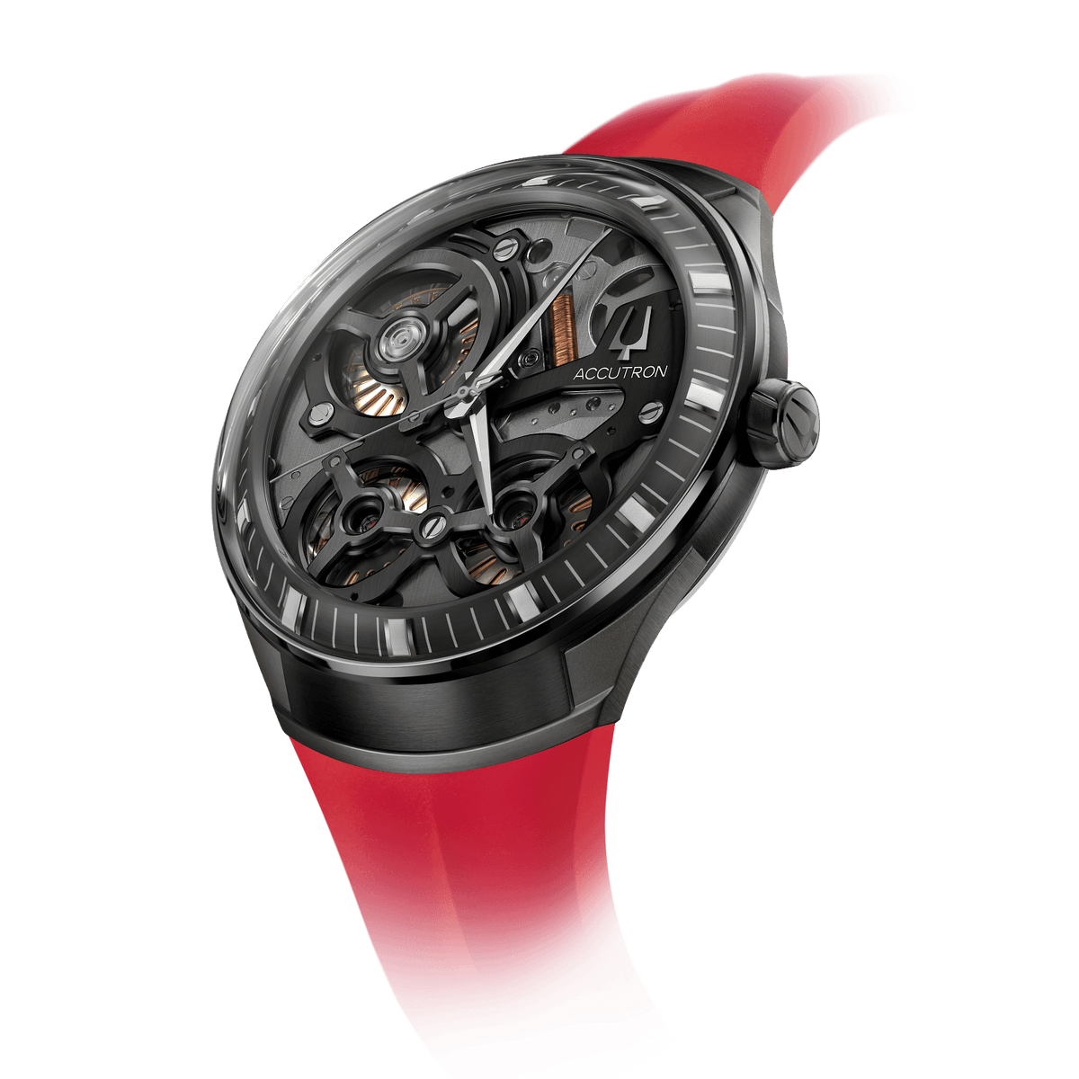 Accutron DNA M BKGRY ST BK Mens Watch 2ES8A003A