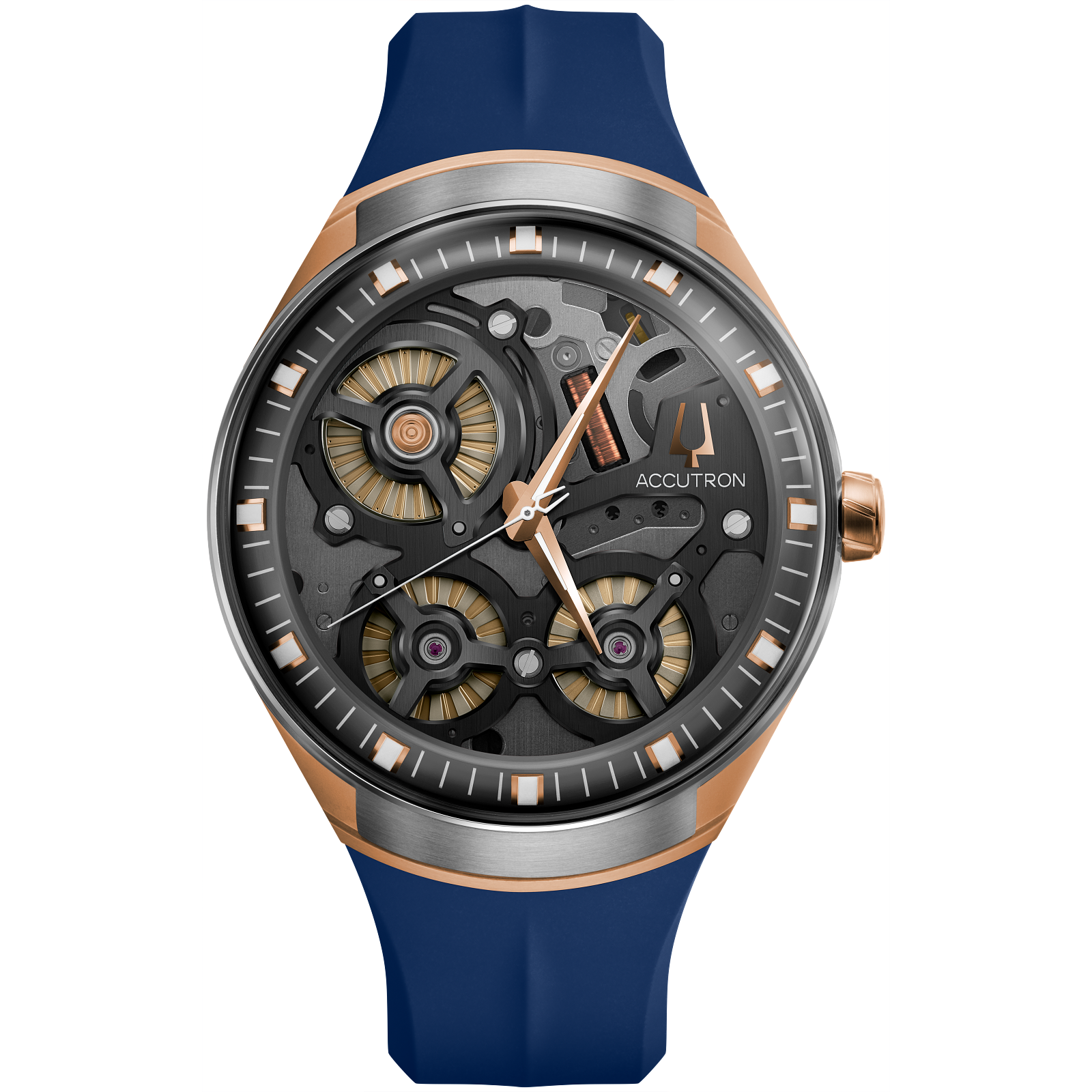 Accutron Stainless Steel Electrostatic Mens Watch 2ES8A002A