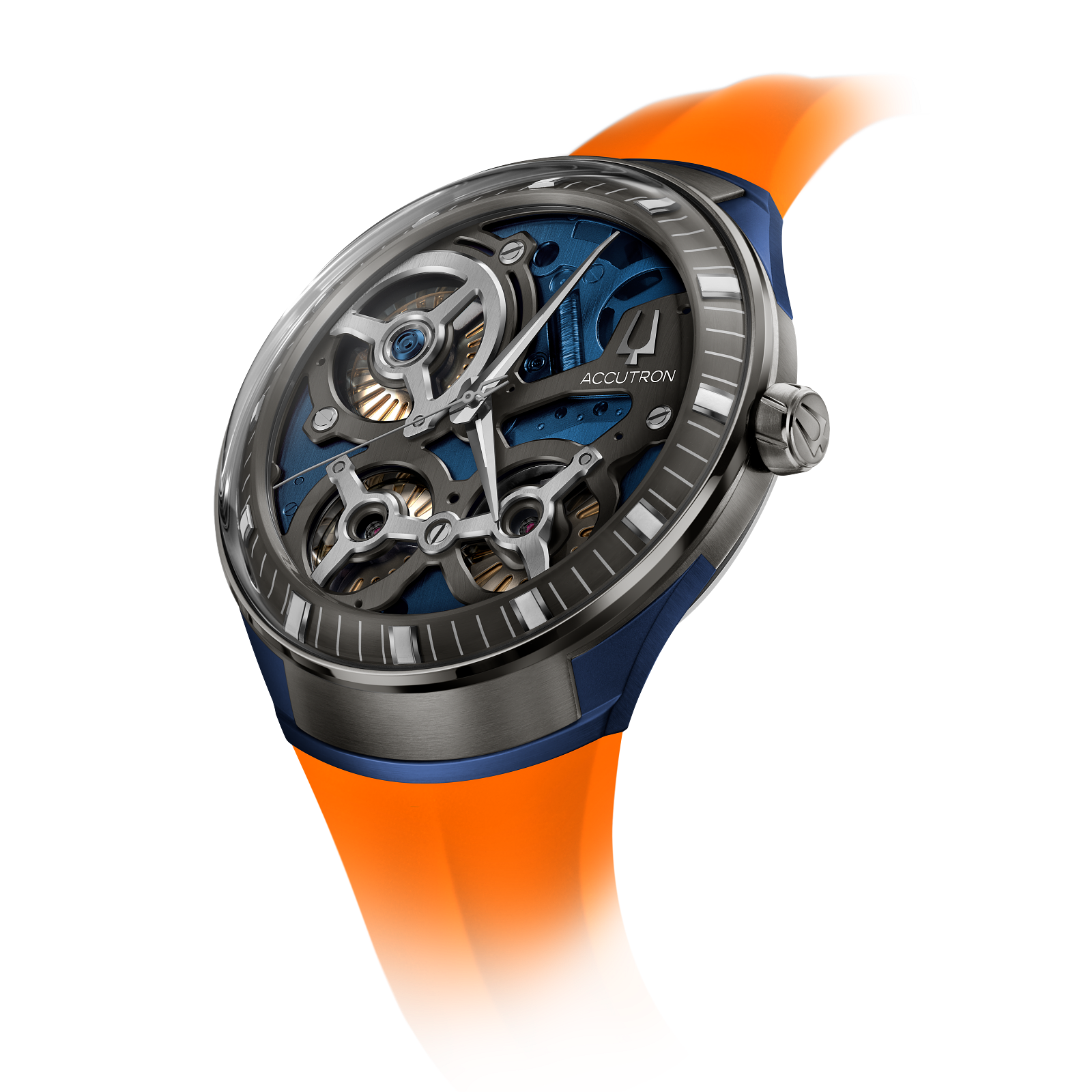 Accutron Stainless Steel Electrostatic Mens Watch 2ES8A004A