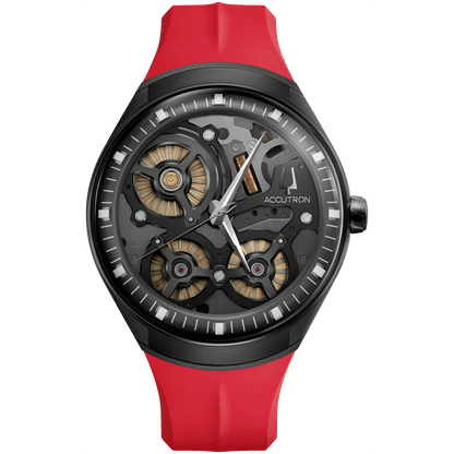 Accutron DNA M BKGRY ST BK Mens Watch 2ES8A003A