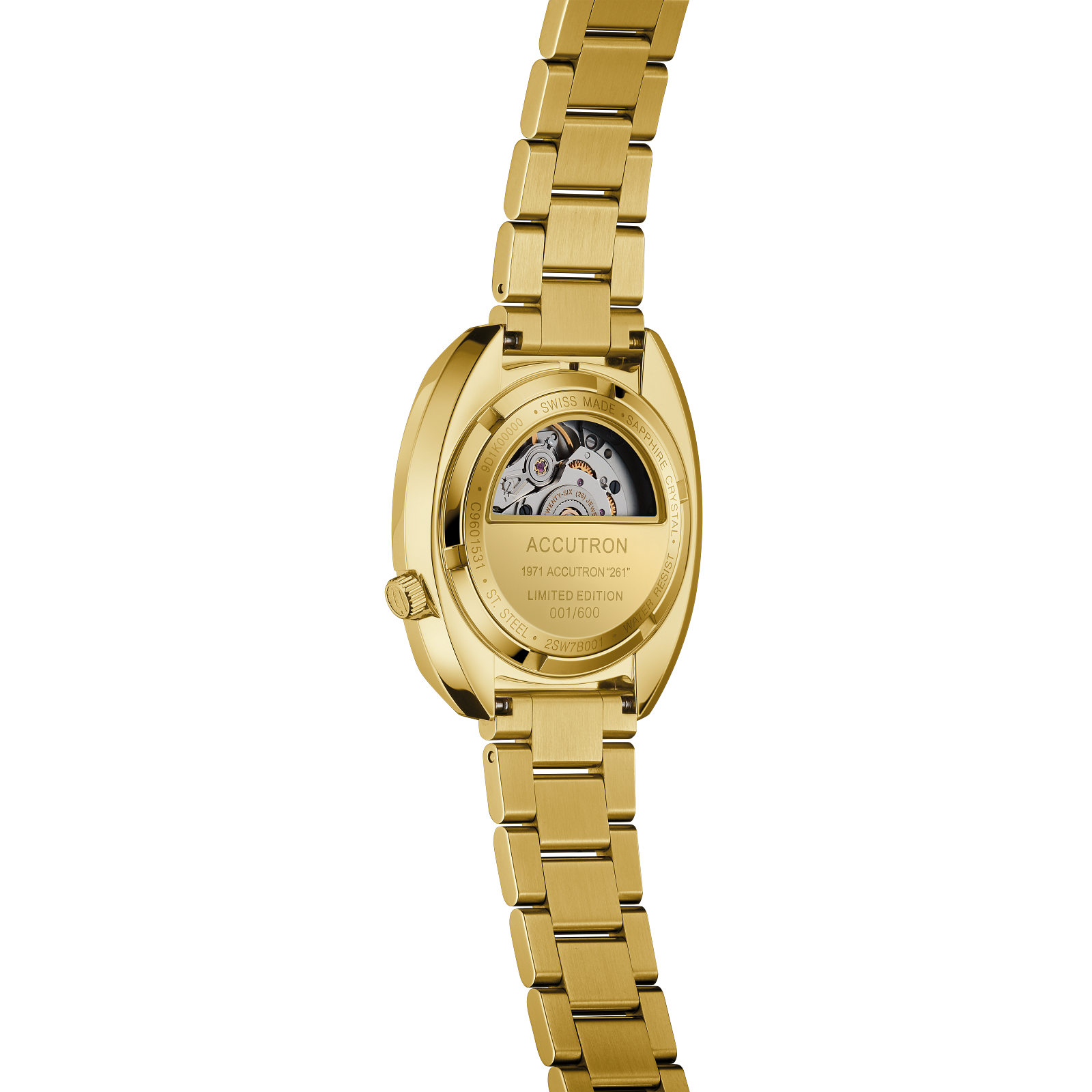 Accutron Stainless Steel Electrostatic Mens Watch 2SW7B001