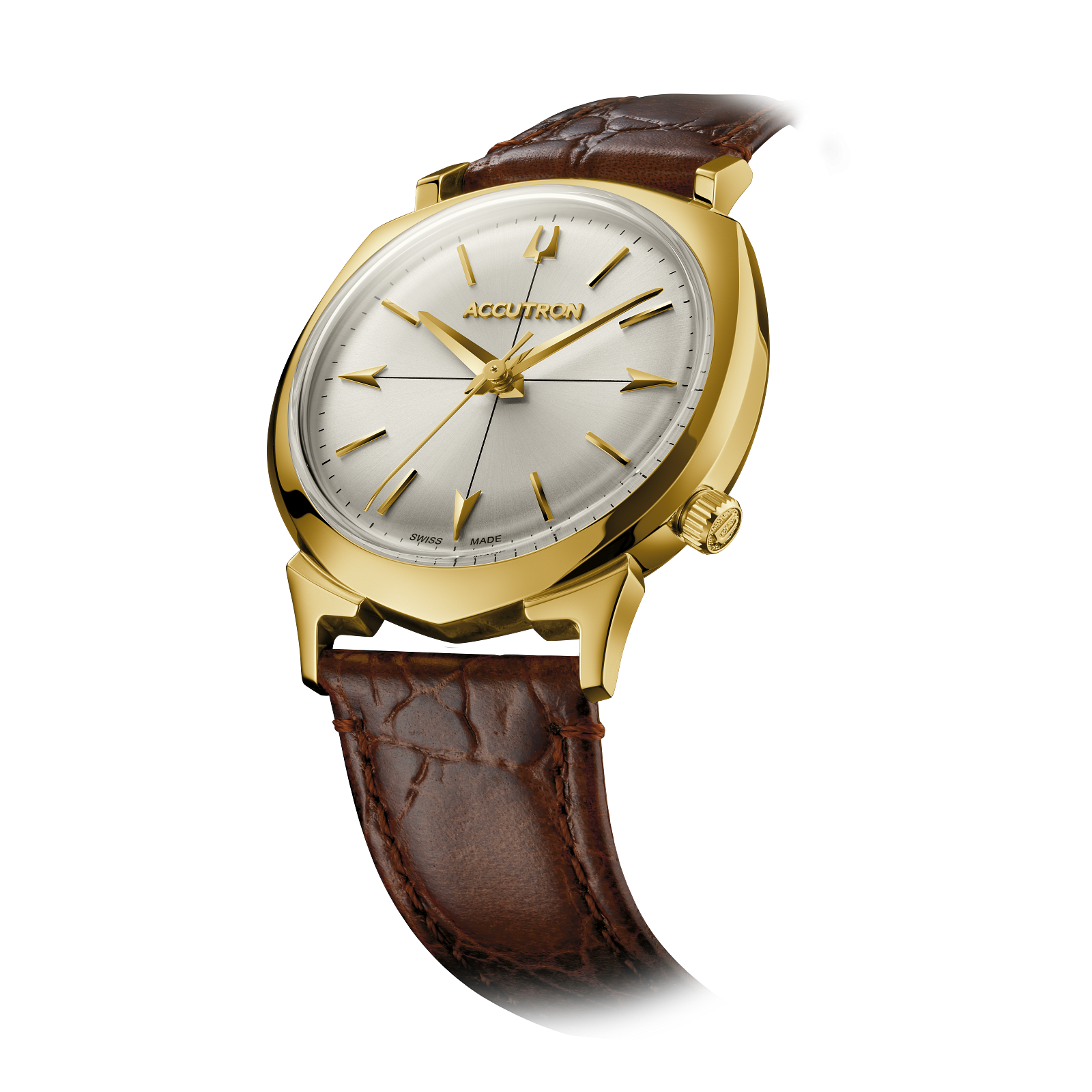 Accutron Stainless Steel Electrostatic Mens Watch 2SW7A003