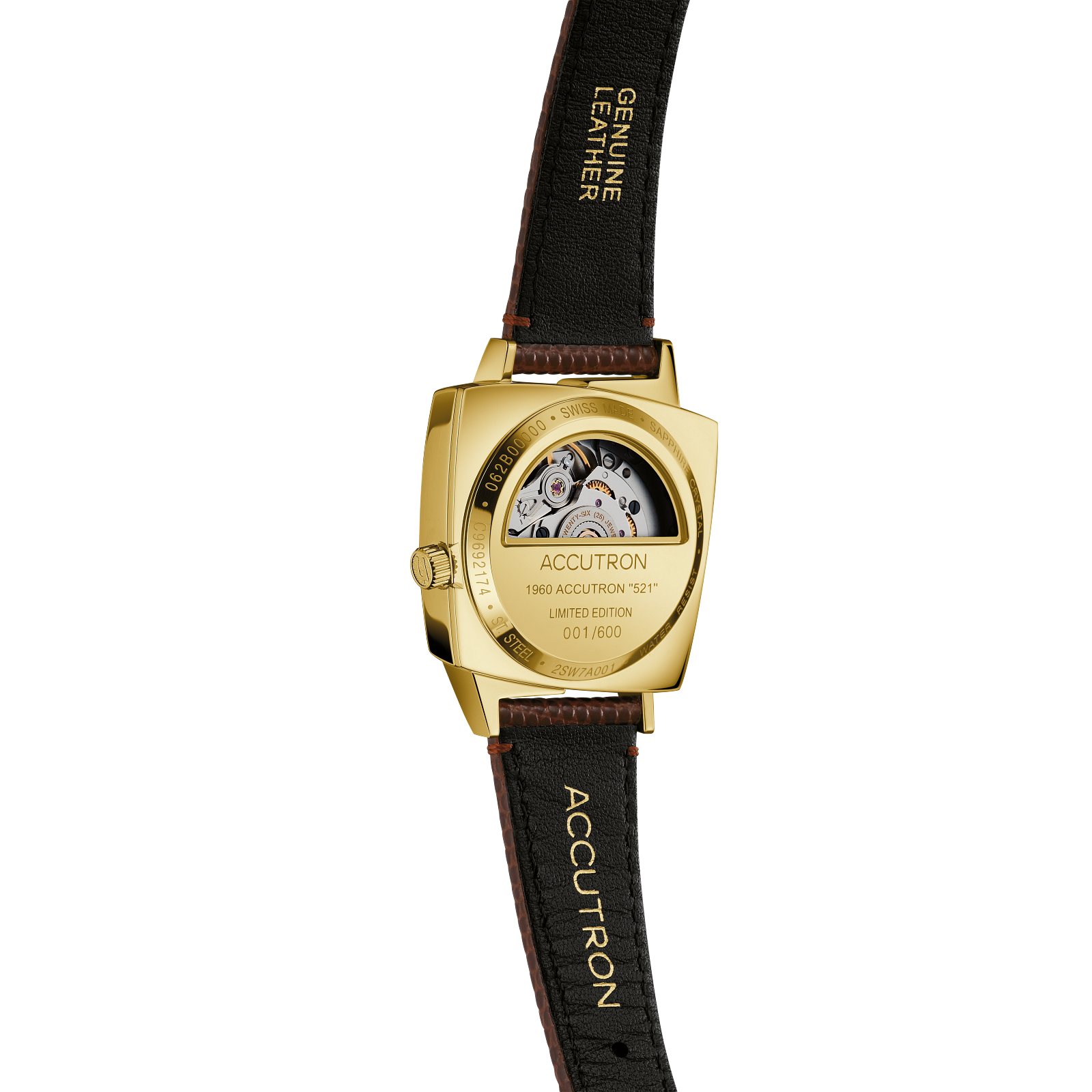 Accutron Stainless Steel Legacy Unisex Watch 2SW7A001