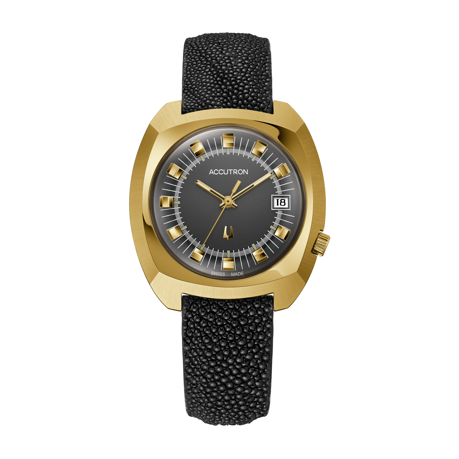 Accutron Stainless Steel Electrostatic Mens Watch 2SW7B001LK