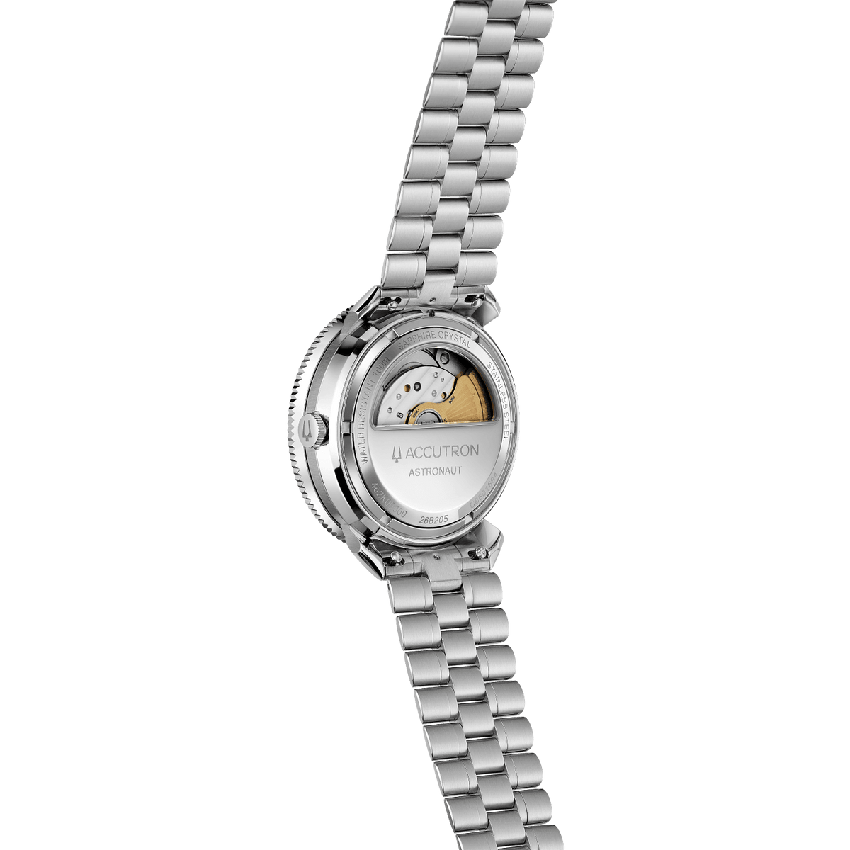 Accutron Stainless Steel Electrostatic Mens Watch 26B205