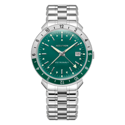 Accutron Stainless Steel Electrostatic Mens Watch 26B205