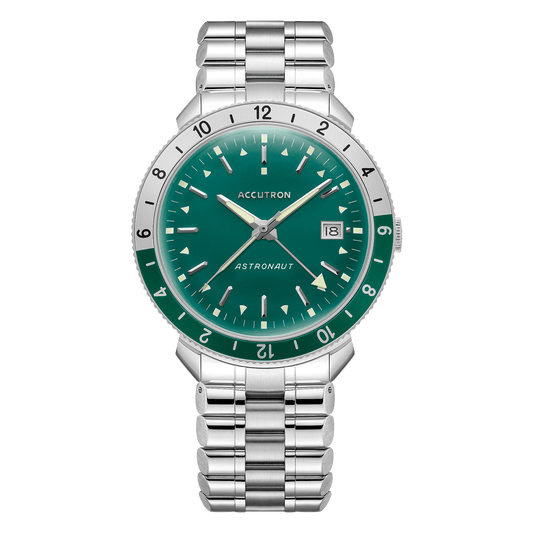 Accutron Stainless Steel Electrostatic Mens Watch 26B205