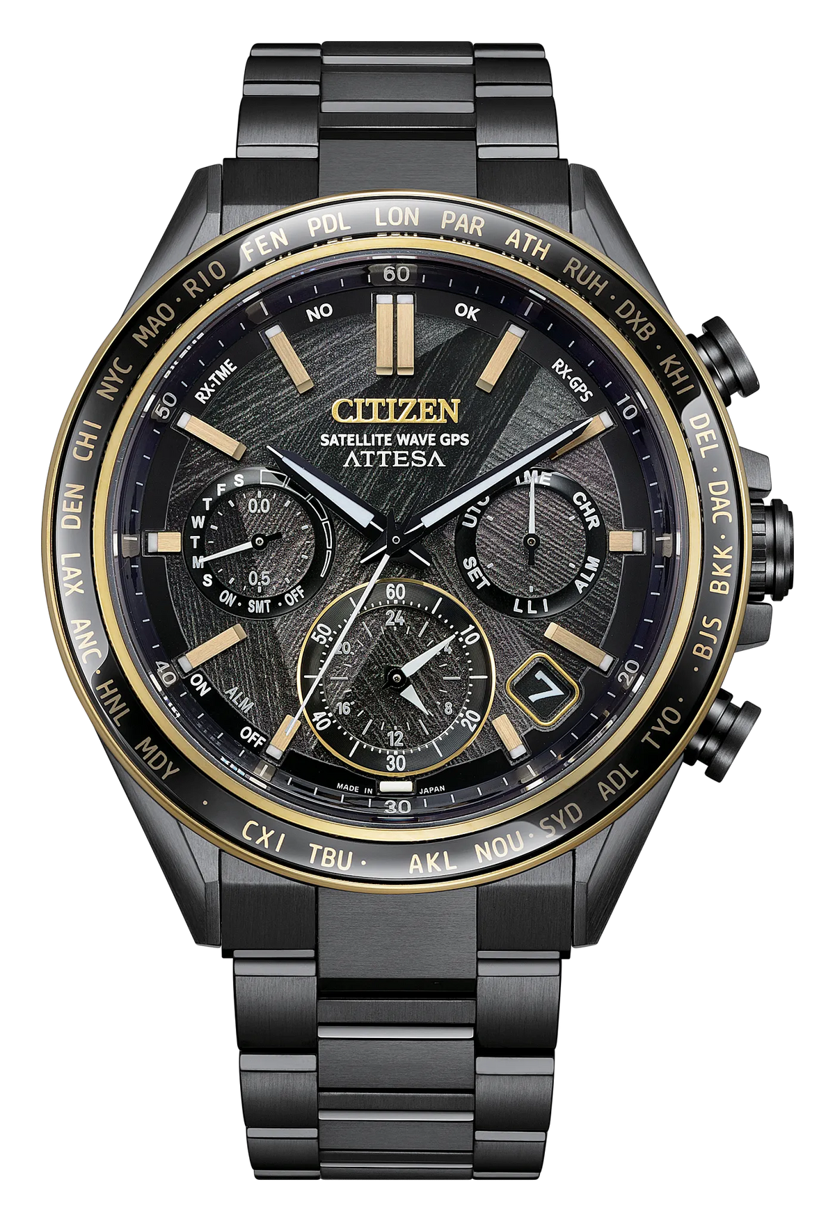 Citizen Attesa Light in Black CC4078-51E