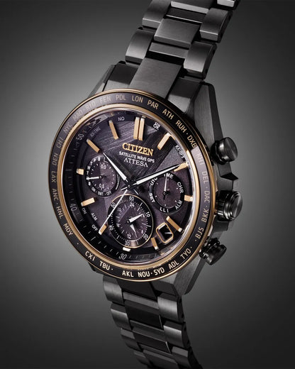 Citizen Attesa Light in Black CC4078-51E