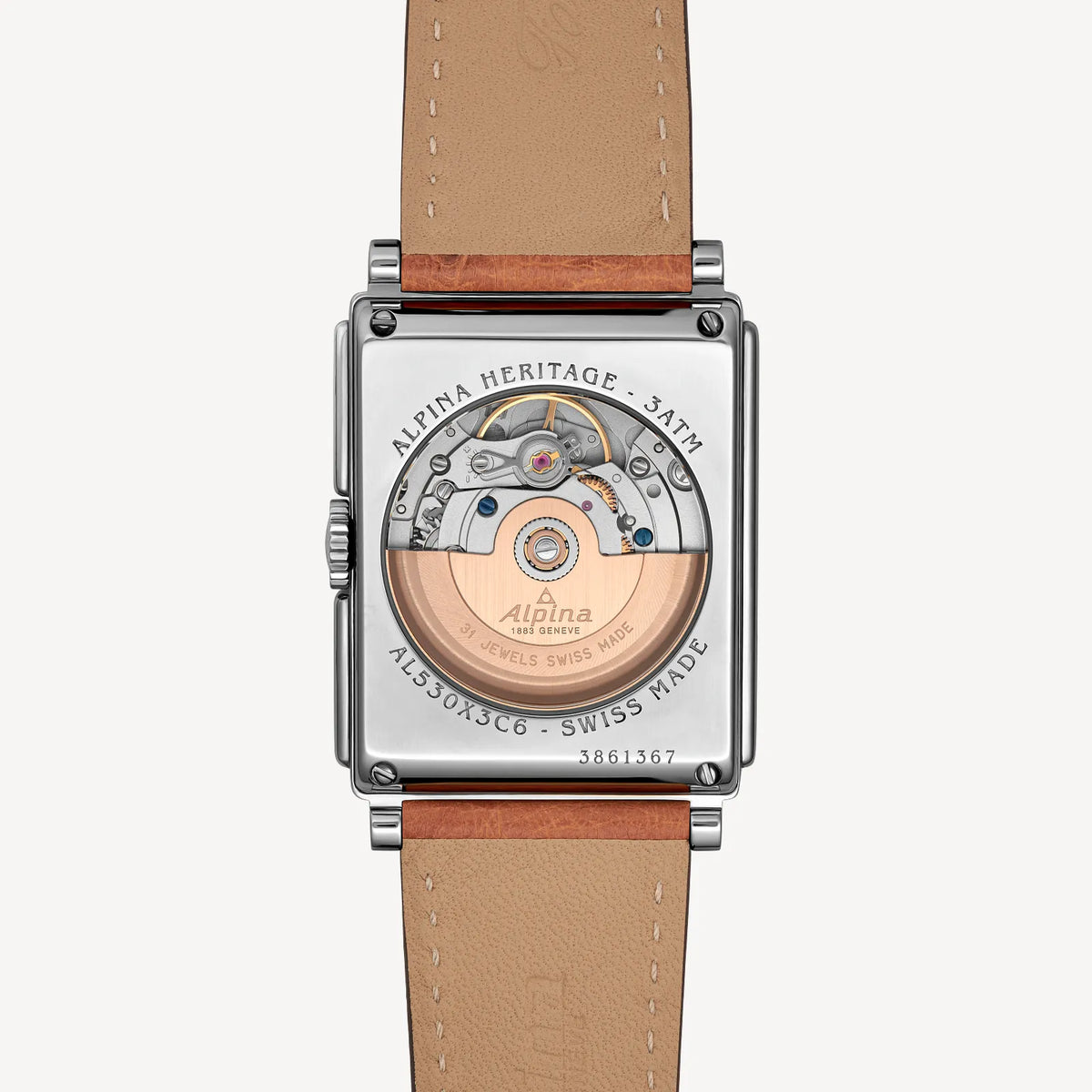 Alpina Heritage Carrée Automatic Watch AL-530N3C6