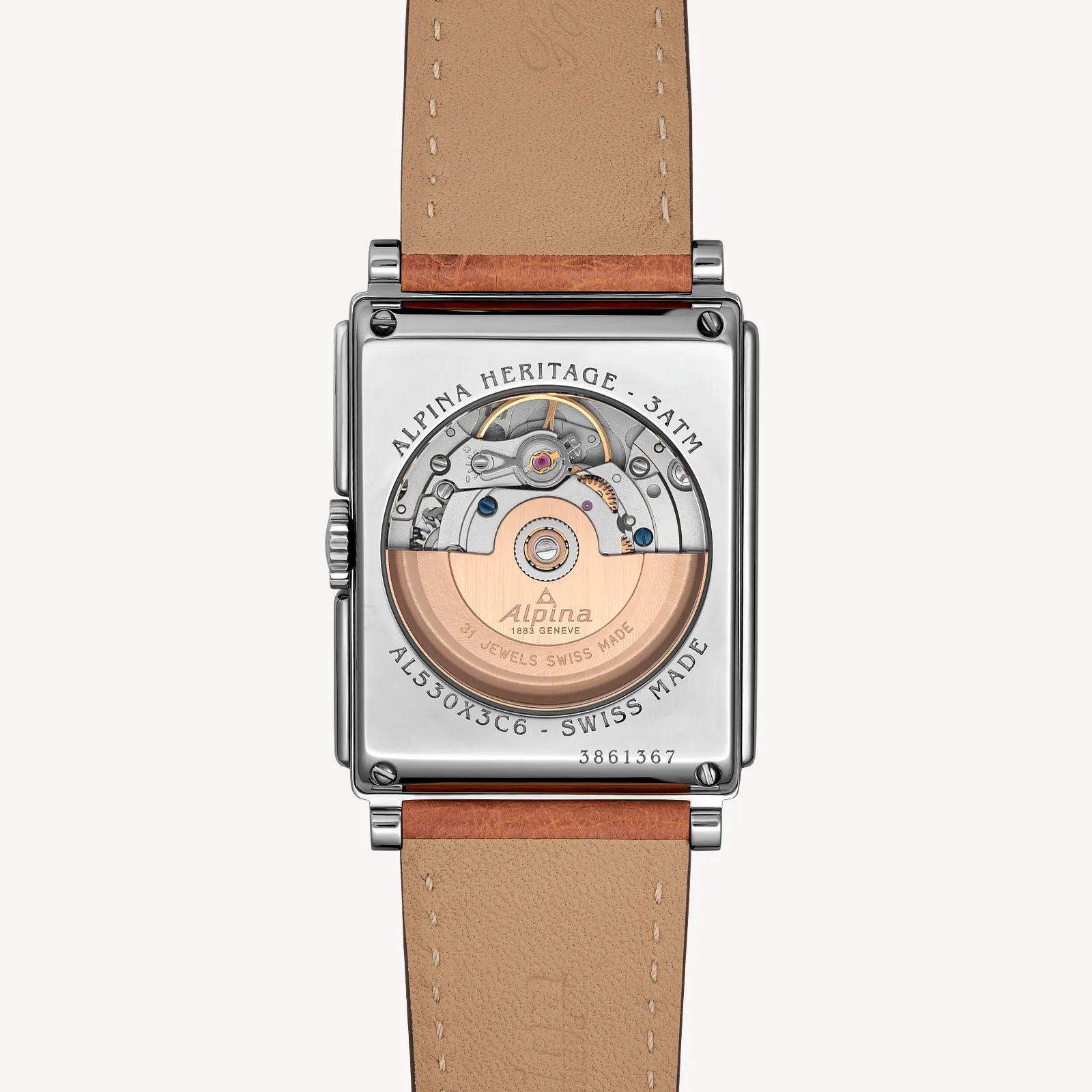 Alpina Heritage Carrée Automatic Watch AL-530N3C6