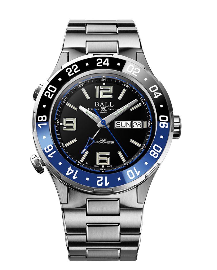 Ball Roadmaster Marine GMT (40mm) Watch DG3000A-S1CJ-BK