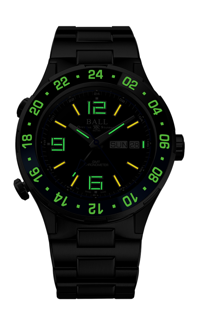 Ball Roadmaster Marine GMT (40mm) Watch DG3000A-S1CJ-BK