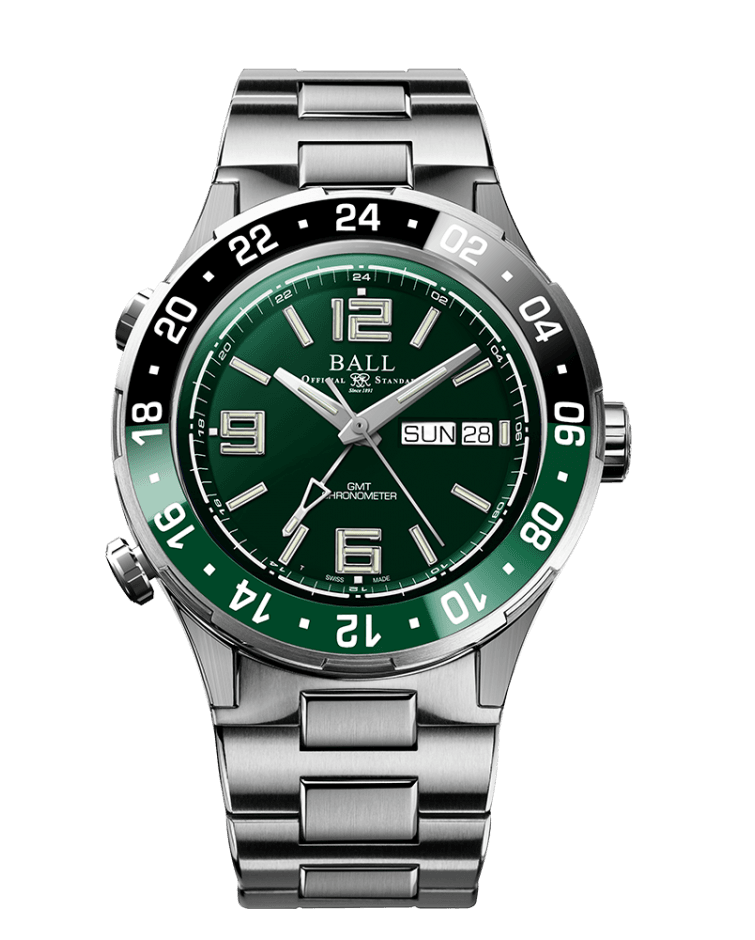 Ball Roadmaster Marine GMT (40mm) Watch DG3000A-S2C-GR