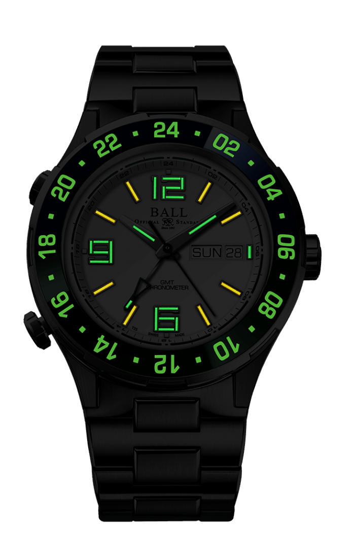Ball Roadmaster Marine GMT (40mm) Watch DG3030B-S9CJ-WH