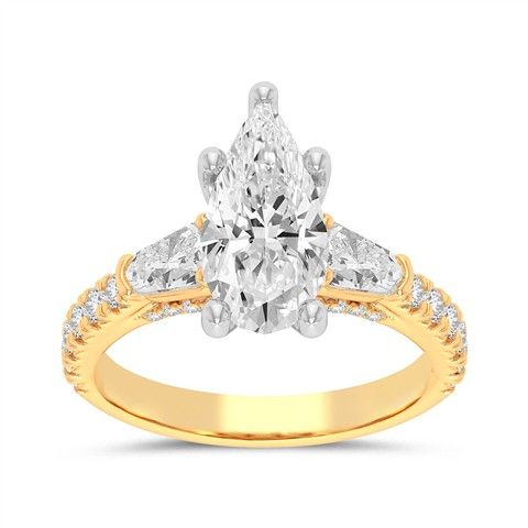 14K 2.79CT Certified Lab Grown Diamond Ring 67827