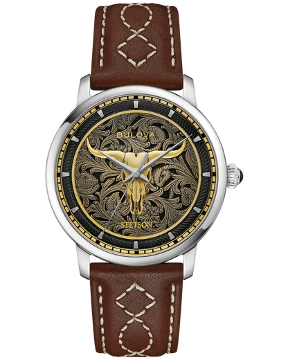 Bulova Longhorn Bulova X Stetson Watch 96A334
