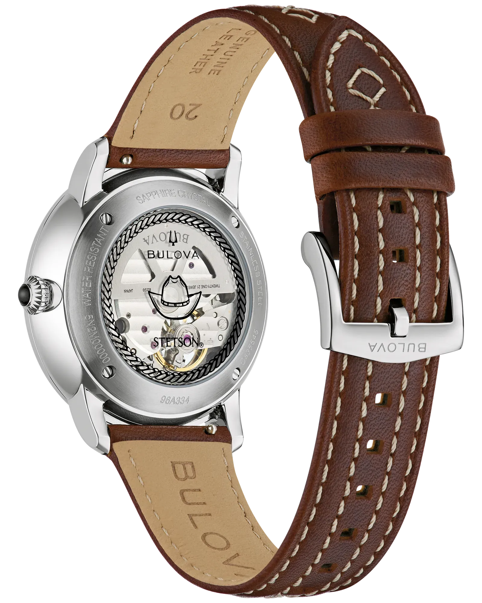 Bulova Longhorn Bulova X Stetson Watch 96A334