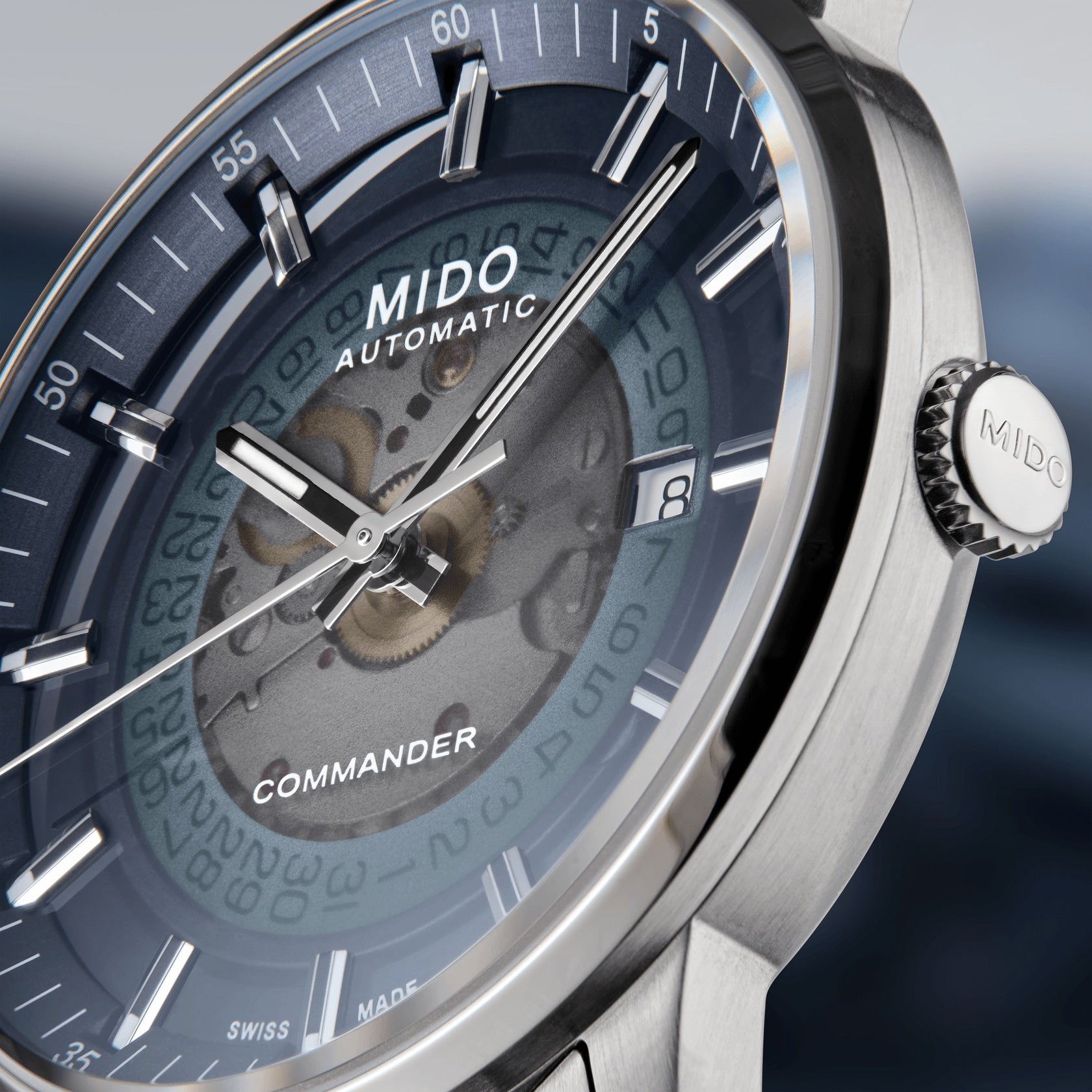 Mido Commander Gradient M021.407.11.411.01