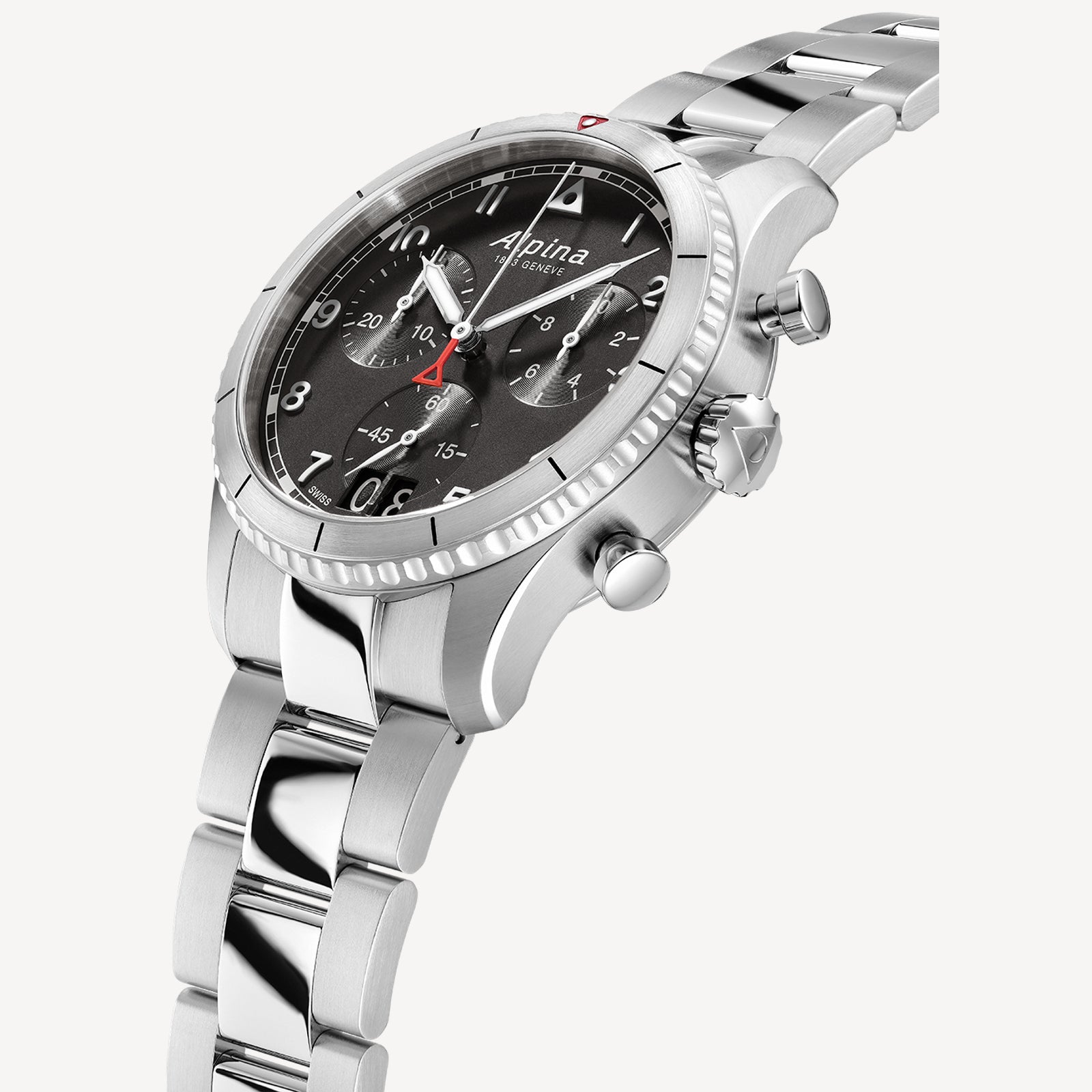 Pilot Chronograph Big Date Watch AL-372BW4S26B