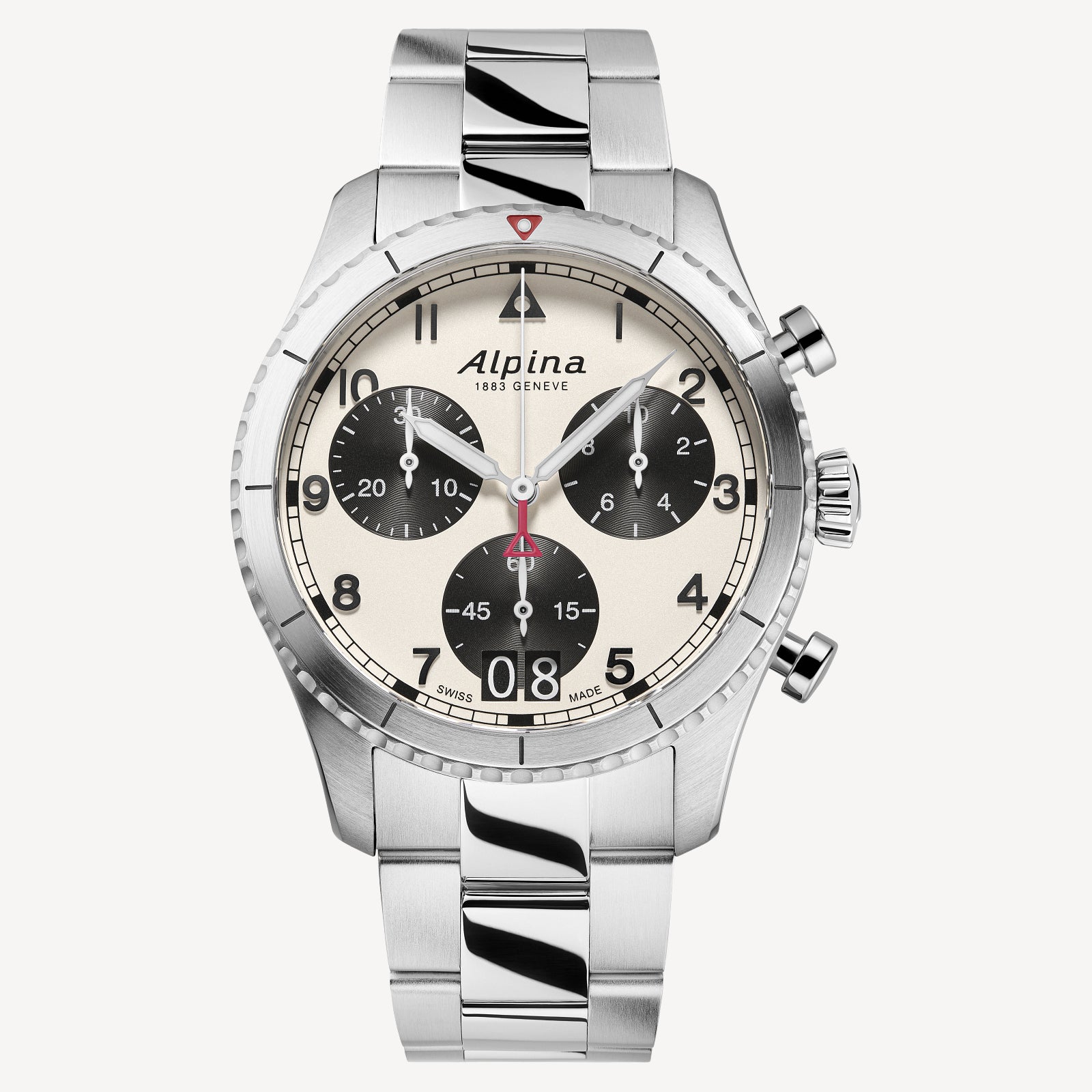 Pilot Chronograph Big Date Watch AL-372WB4S26B
