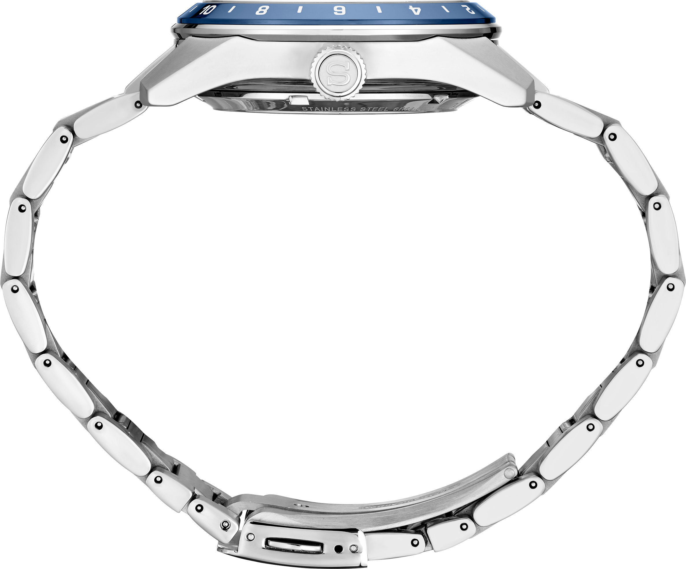 SEIKO LUXE PRESAGE SHARP EDGED SERIES GMT SPB217