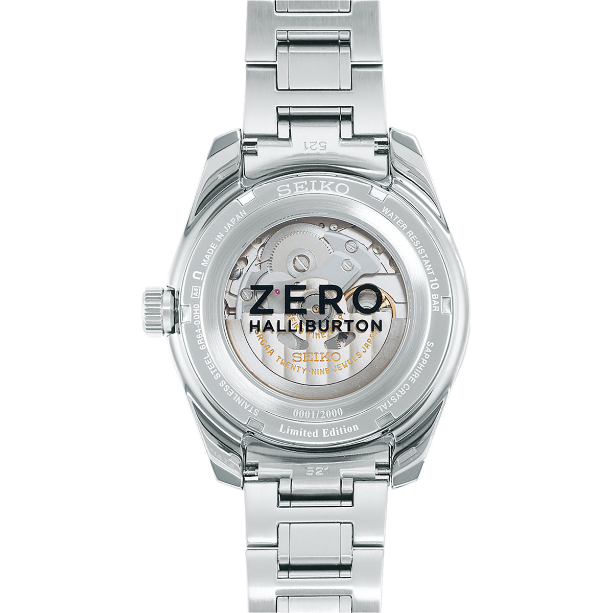 SEIKO LUXE PRESAGE SHARP EDGED SERIES ZERO HALLIBURTON LIMITED EDITION SPB269