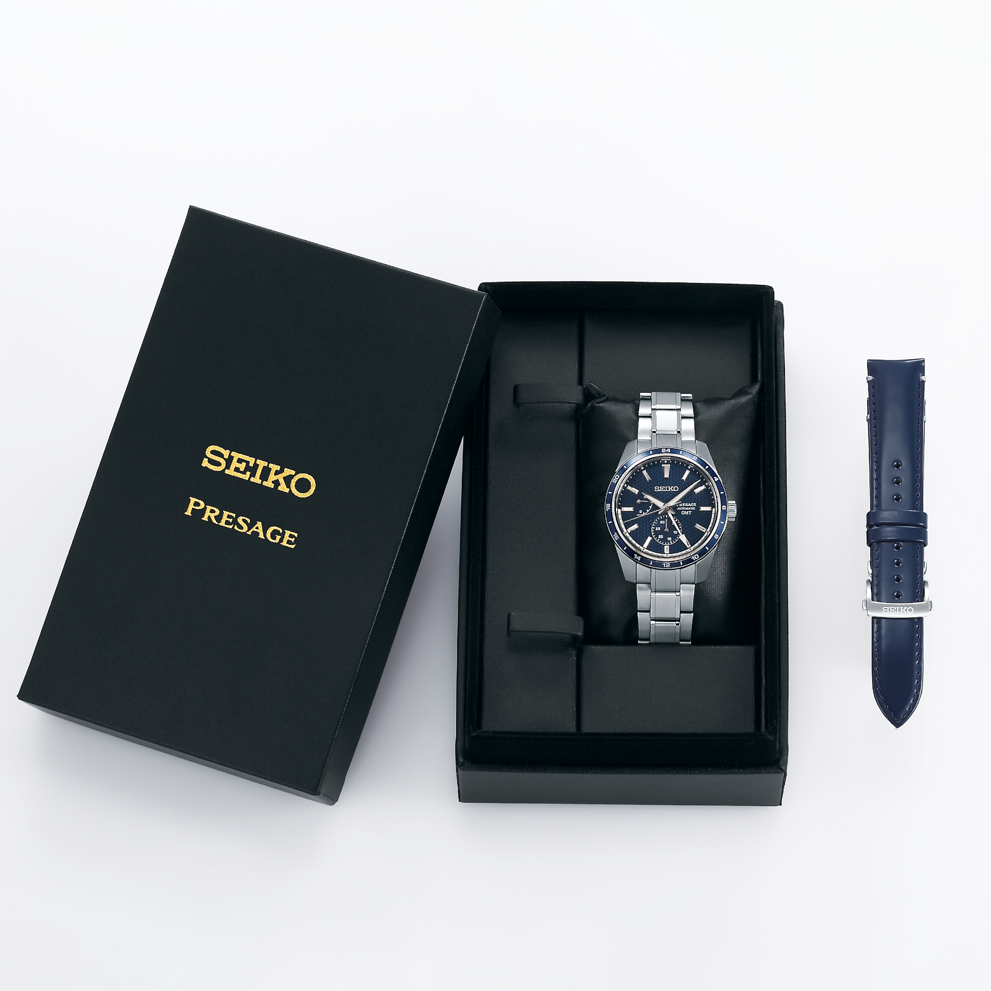 Seiko Presage Sharp Edged Series Gmt Limited Edition SPB303