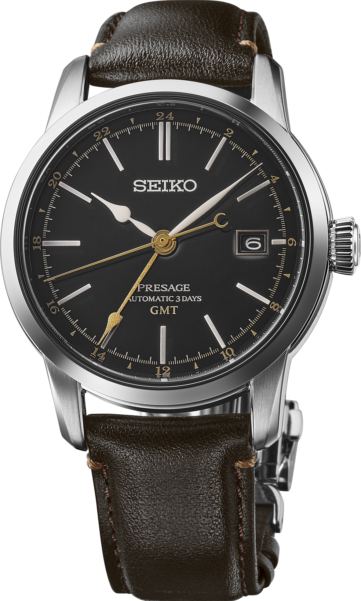 SEIKO LUXE PRESAGE CRAFTSMANSHIP SERIES URUSHI LACQUER GMT SPB447