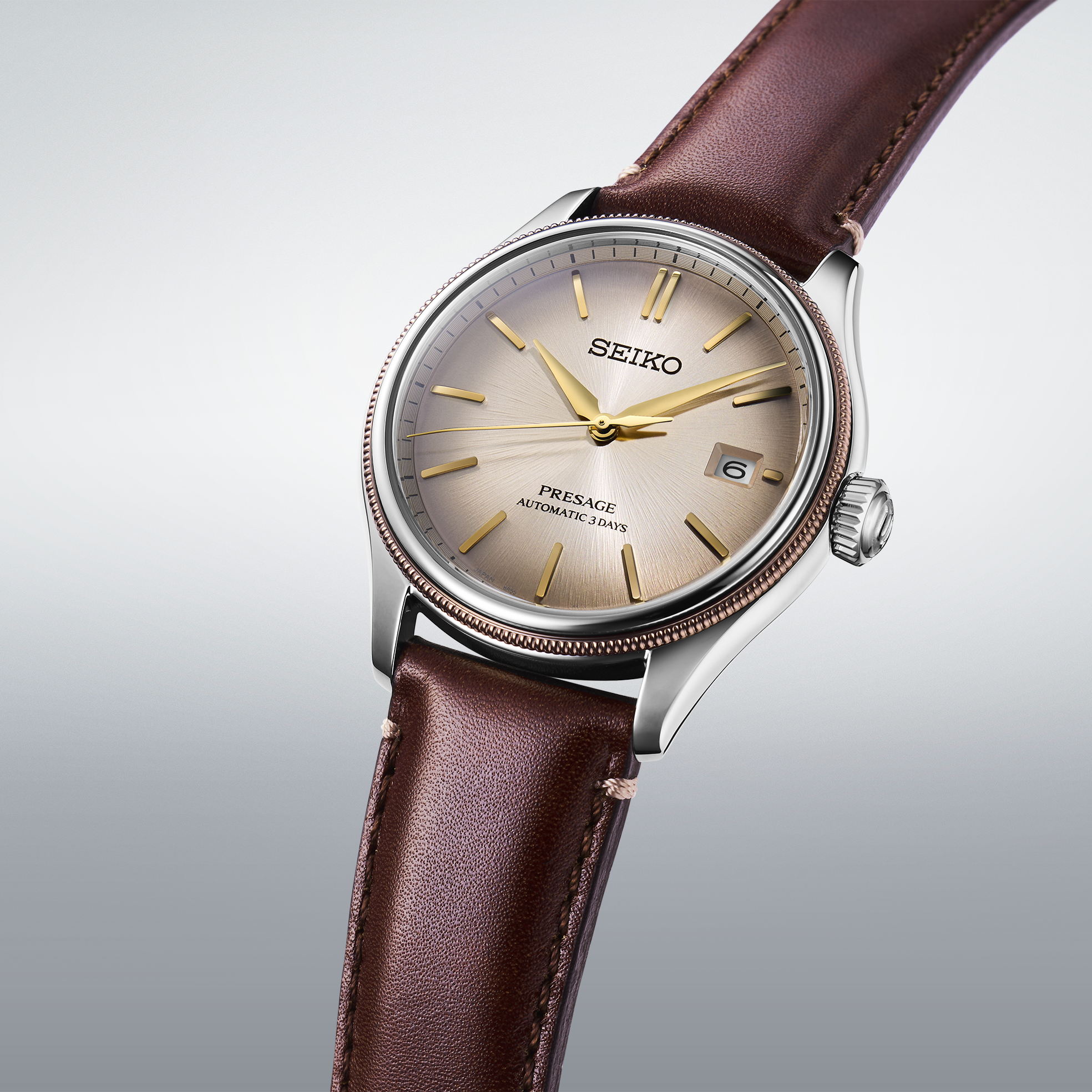 PRESAGE CLASSIC SERIES UPCYCLED LEATHER STRAP LIMITED EDITION SPB529