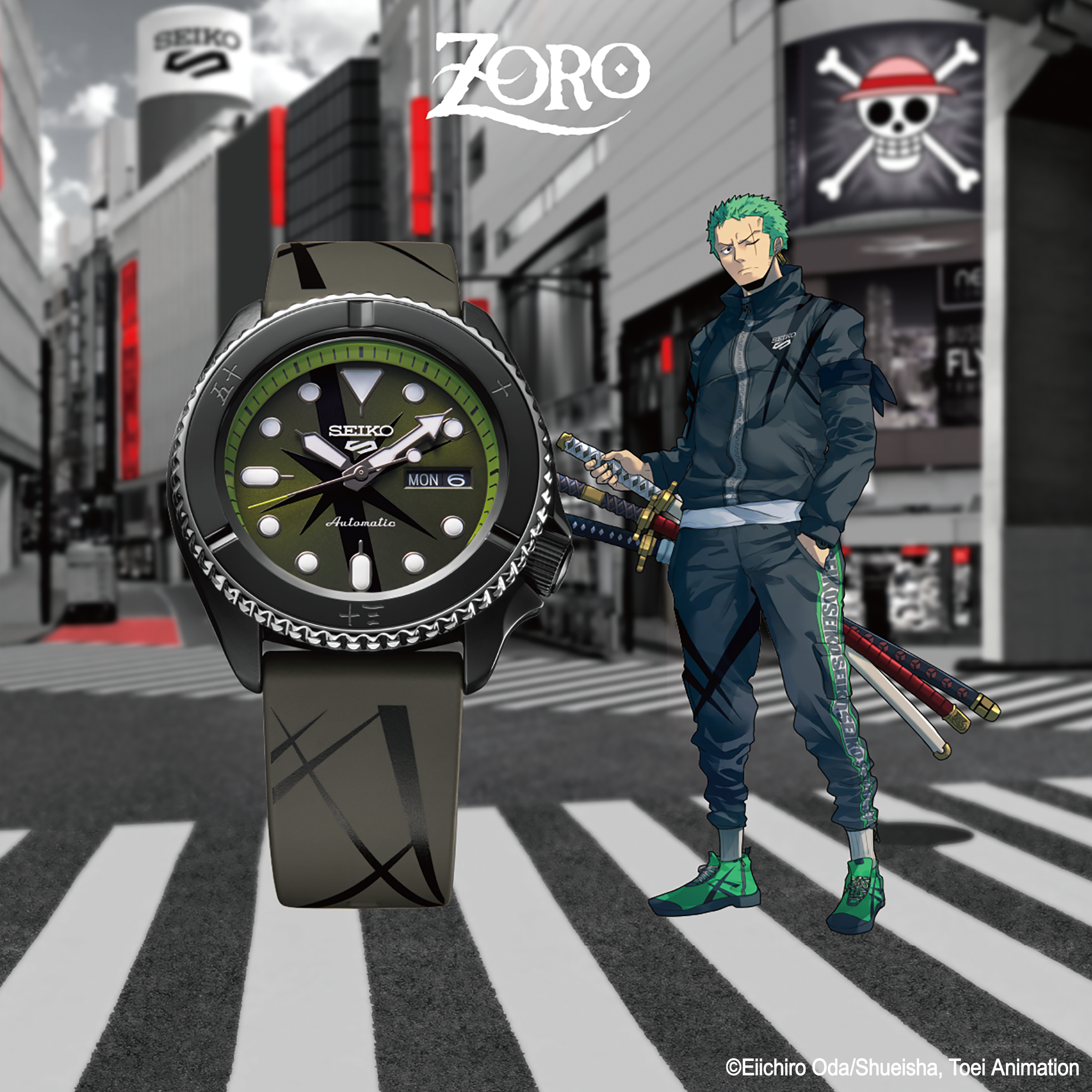 Seiko 5 Sports One Piece Limited Edition Watch SRPH67