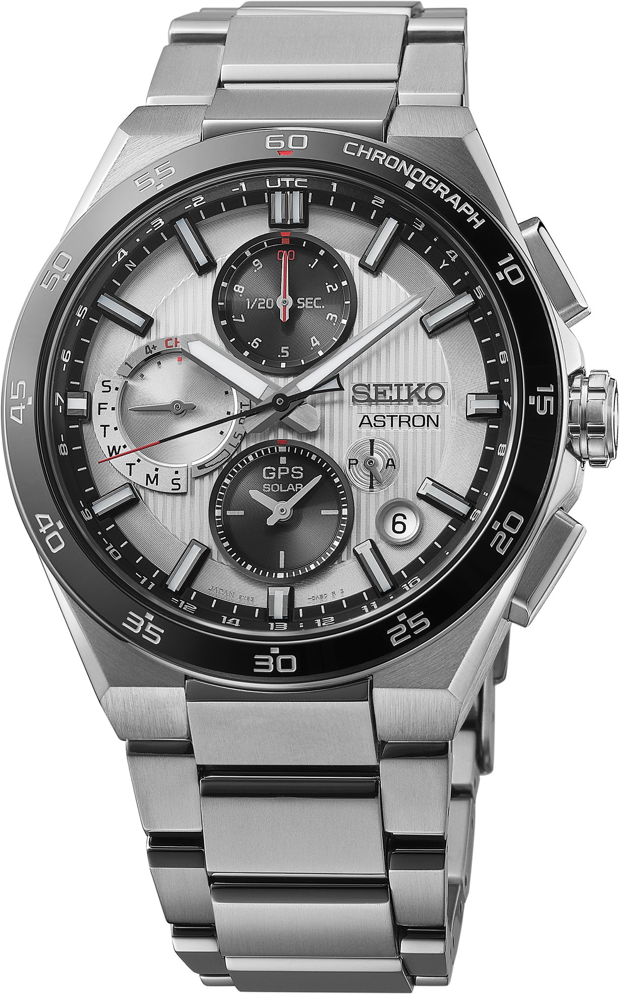 SEIKO LUXE ASTRON GPS SOLAR DUAL-TIME CHRONOGRAGH SSH153