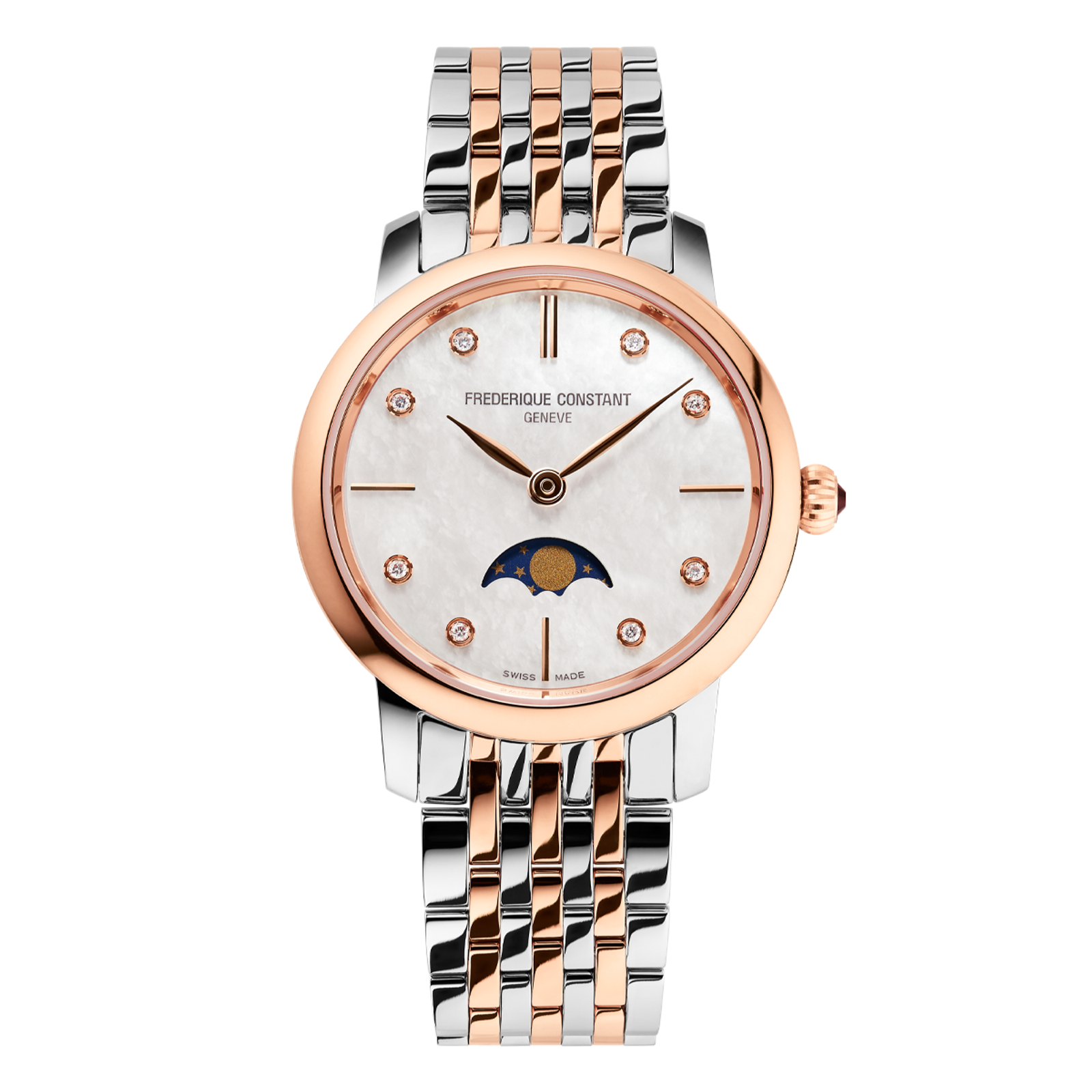 Slimline Ladies Moonphase FC-206MPWD1S2B