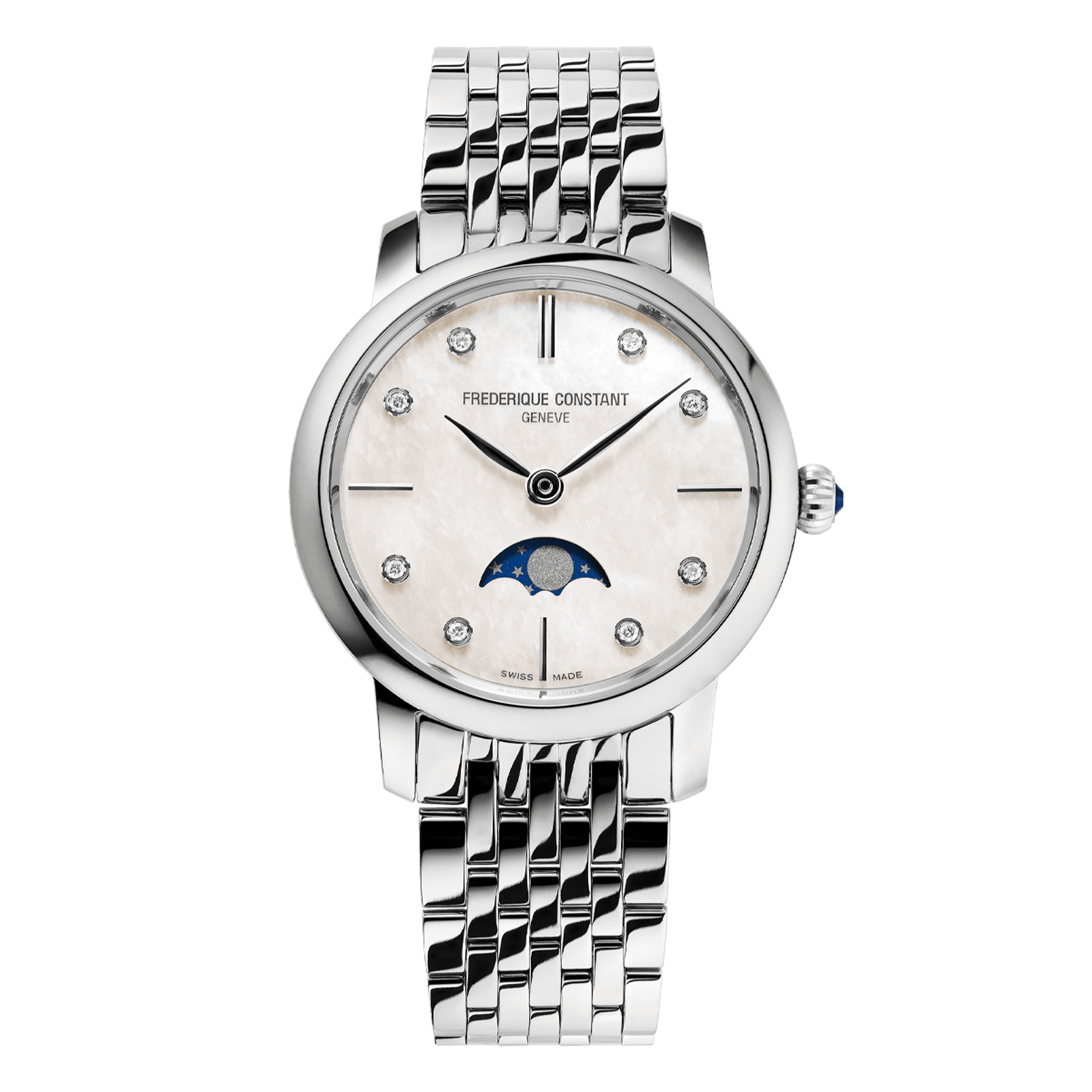Slimline Ladies Moonphase FC-206MPWD1S6B