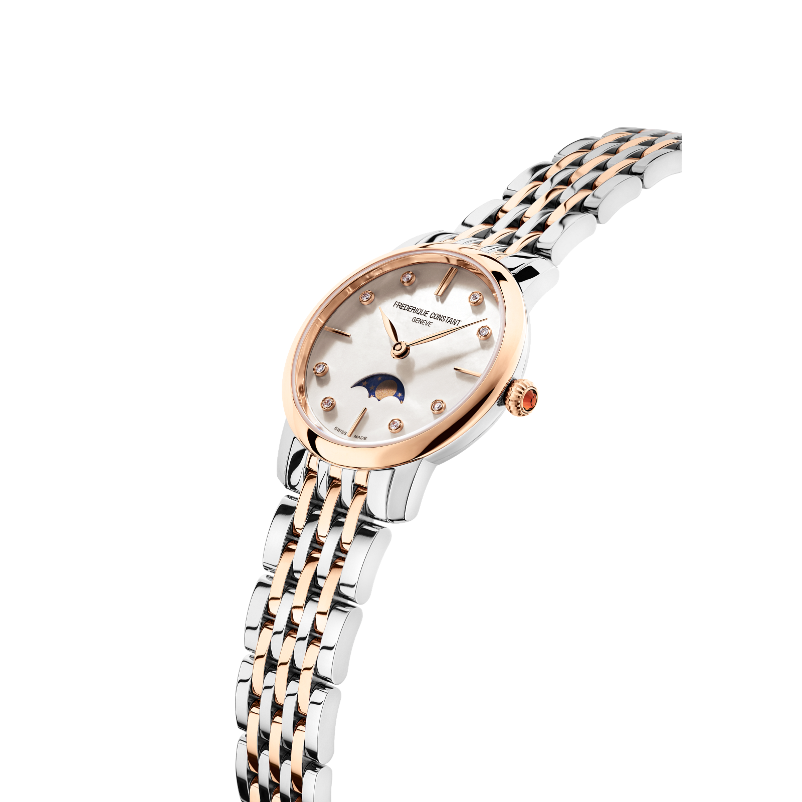 Slimline Ladies Moonphase FC-206MPWD1S2B