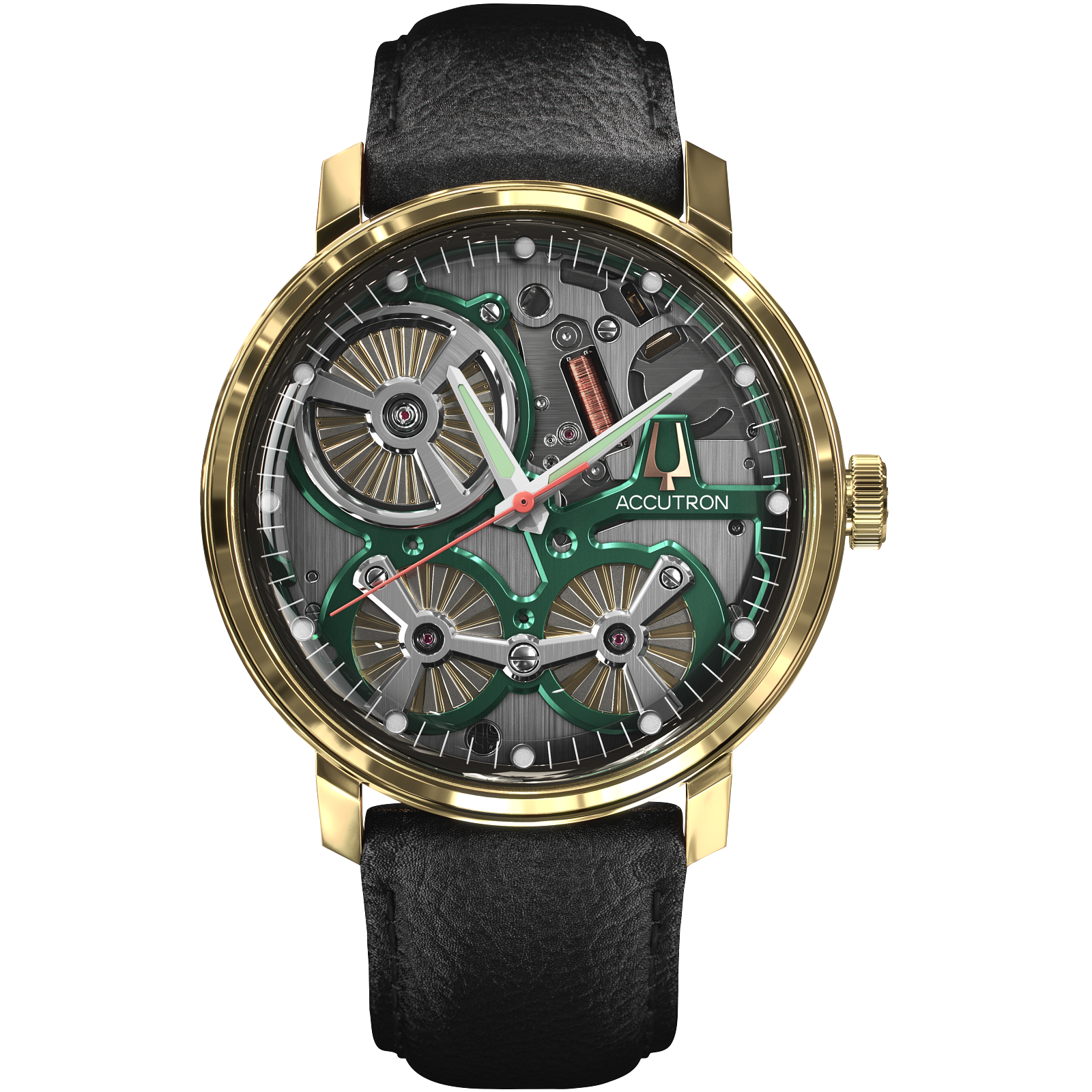 Accutron Stainless Steel Legacy Unisex Watch 2ES7A001