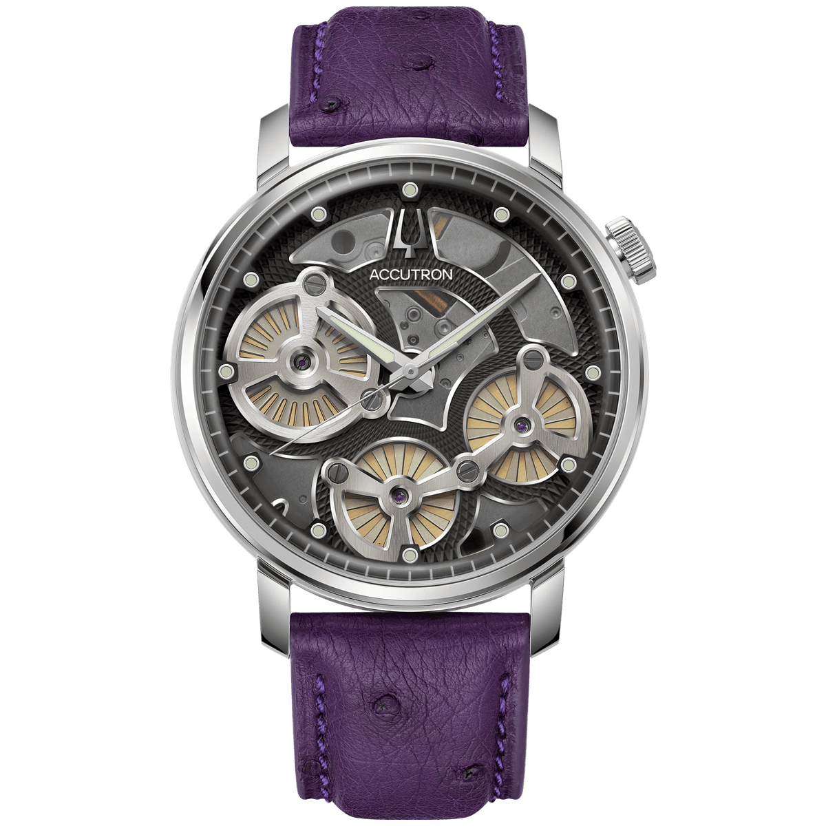 Accutron Stainless Steel Electrostatic Mens Watch 26A210LK