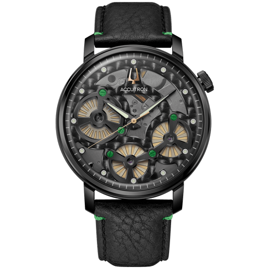 Accutron Stainless Steel Electrostatic Mens Watch 28A209