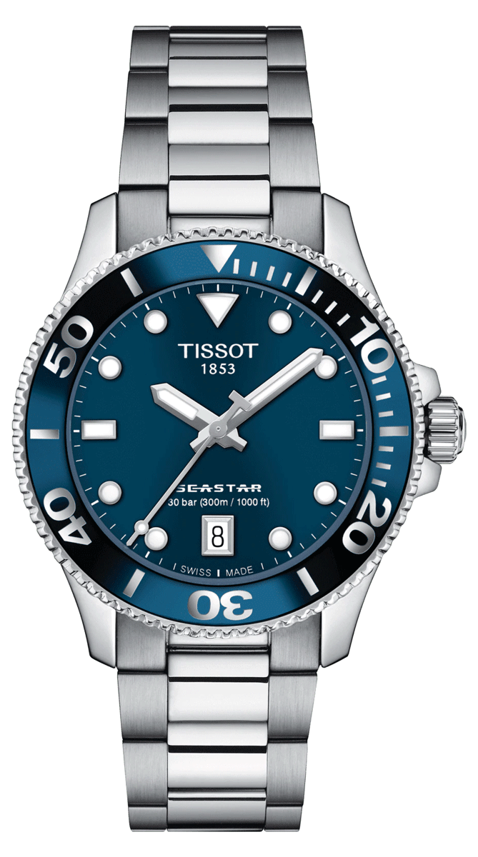 TISSOT SEASTAR 1000 36MM BLUE DIAL