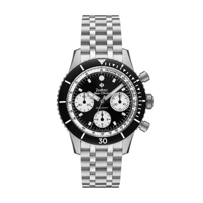 Zodiac Sea-Chron Automatic Stainless Steel Watch ZO3604