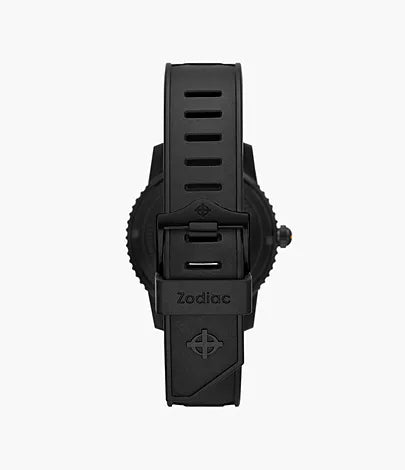 Zodiac Super Sea Wolf Compression Diver Automatic Rubber Strap Watch ZO9297