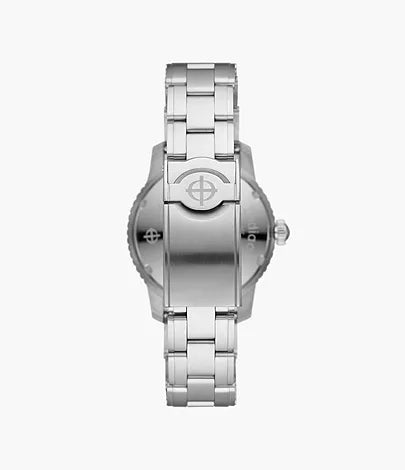 Zodiac Super Sea Wolf GMT World Time Automatic Stainless Steel Watch ZO9409