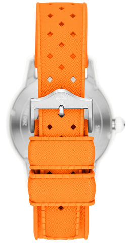 Zodiac Super Sea Wolf Ceramic Swiss Automatic White Orange ZO9591