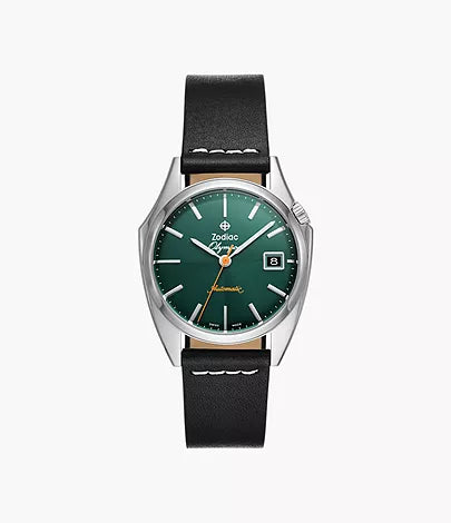 Zodiac Dress Olympos Automatic Leather Watch ZO9714